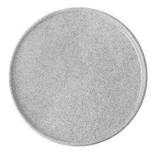 Granit, flat tallrik, 26 diameter cm, no 1 glaserad, grå - 6 st/fp
