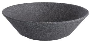 Granit, skål, 20 diameter cm, 90 cl, no 4 raw/rå, svart - 6 st/fp