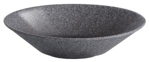 Granit, pastaskål/salladsskål, 27 diameter cm, no 4 hazy/halvglaserad, svart - 3 st/fp