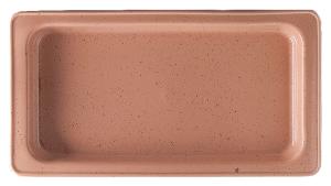 Lifestyle, fat, GN 1/3, höjd 2,5 cm, 70 cl, terracotta - 2 st/fp