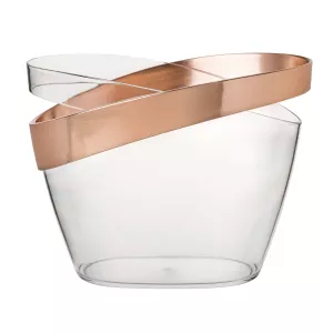 Champagnekylare i transparent/koppar från Utopia.