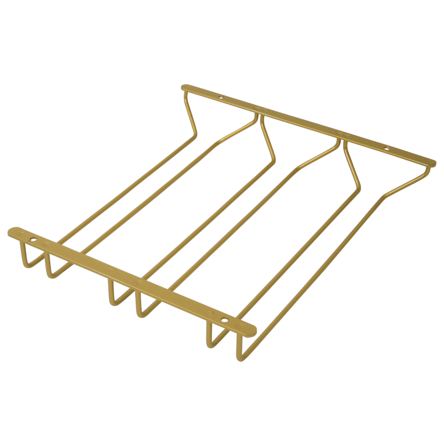 Bar Hanger, glashängare, 3 spår, 34 cm, guld, takmontage
