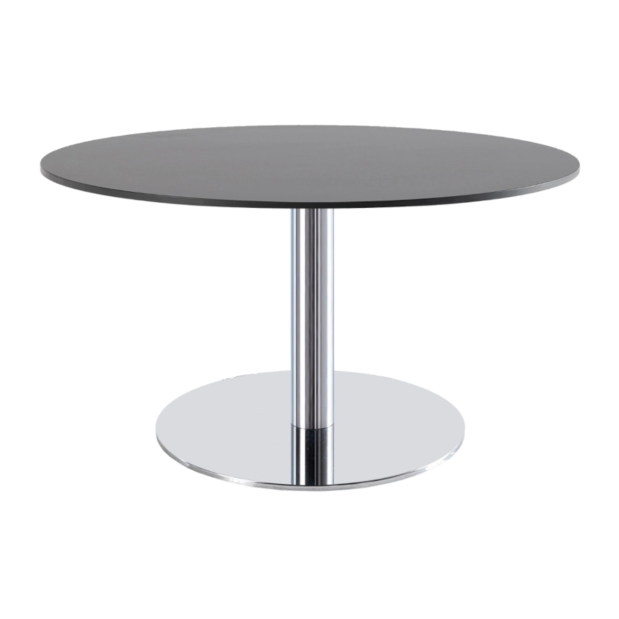 Heavy 1 bordsstativ från Corbetta Salvatore med bordsskiva som finns i olika färger och höjder.