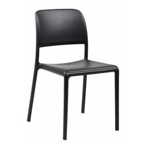 Riva Bistrot stol, stapelbar, antracitgrå, fynd
