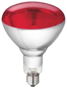 Glödlampa IR, röd, 250W