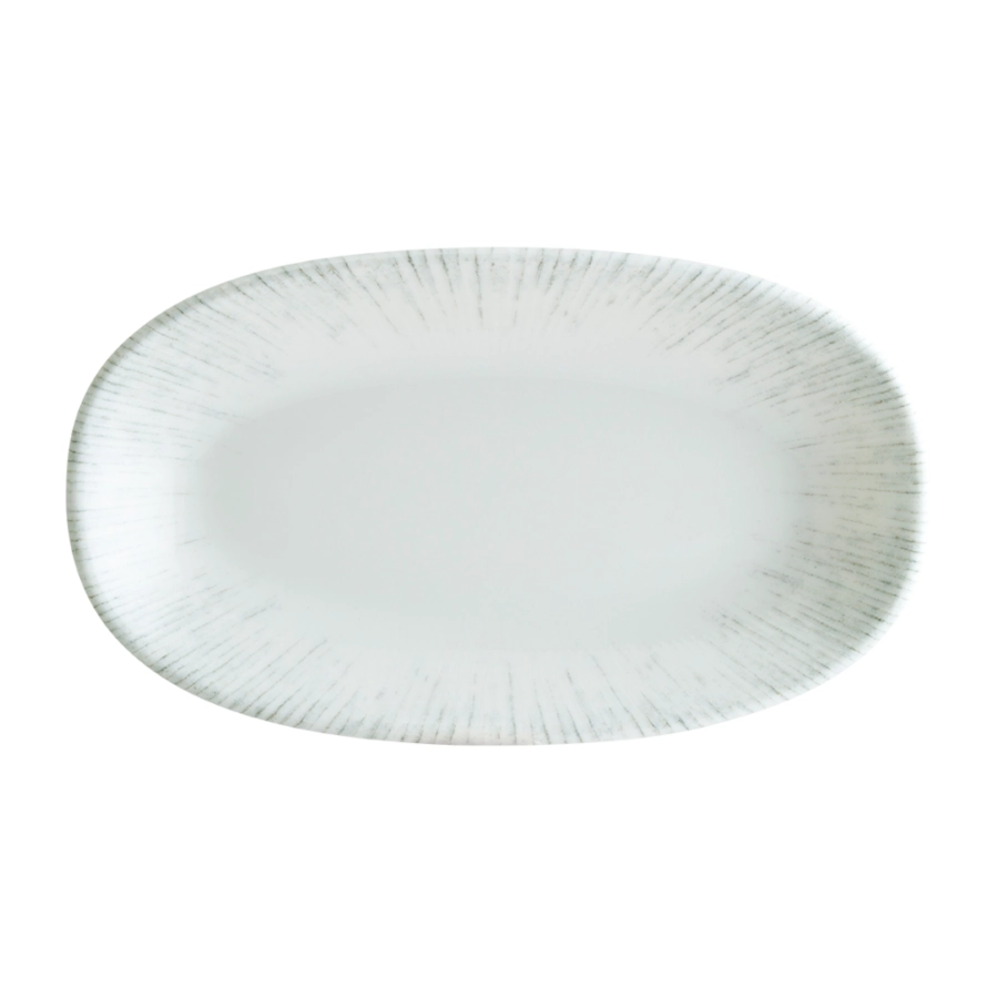 Iris oval tallrik 34x19 cm från Bonna.