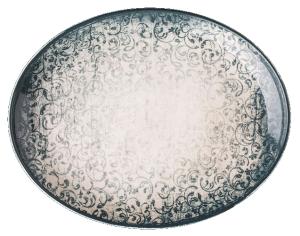 Vintage, oval tallrik - 3 st/fp