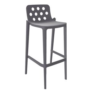 Isidoro barstol sitthöjd 76 cm antracitgrå - 4 st/fp