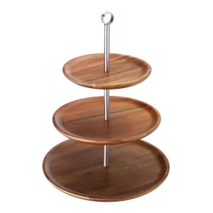 Akacia serveringsfat med 3 våningar från Utopia.