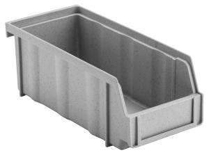 Versa organizer, låda, plast, 30x13x11 cm, grå