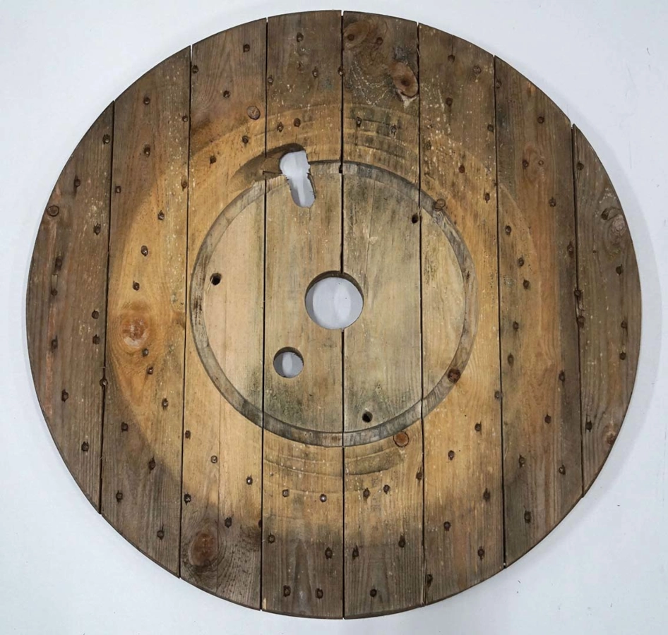 Bordsskiva av kabeltrumma 80 diameter cm från Trademark Living.