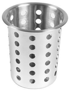 Bestickkorg rostfritt med hål 11,5 diameter cm