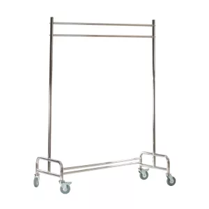 Z klädvagn av rostfritt stål från Elj som är fristående och flyttbar.