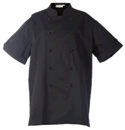 Boss, kockrock, kortärm, unisex, svart