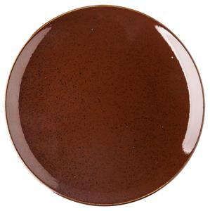 Lifestyle, flat tallrik utan bräm, 21 diameter cm, cocoa - 6 st/fp