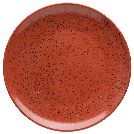 Lifestyle, flat tallrik utan bräm, 24 diameter cm, volcano - 6 st/fp