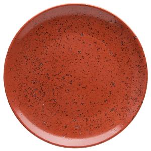 Lifestyle, flat tallrik utan bräm, 24 diameter cm, volcano - 6 st/fp