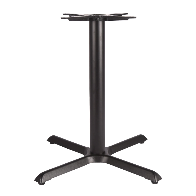 Lia bordsstativ av gjutjärn med kryssben 76x76 cm.