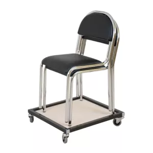 Loke stolstransportör från Skafab som är en bra vagn för att transportera stapelbara stolar.