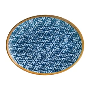 Calif Lupin oval tallrik 36x28 cm från Bonna.