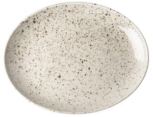Lifestyle oval tallrik 32x25 cm natural - 3 st/fp