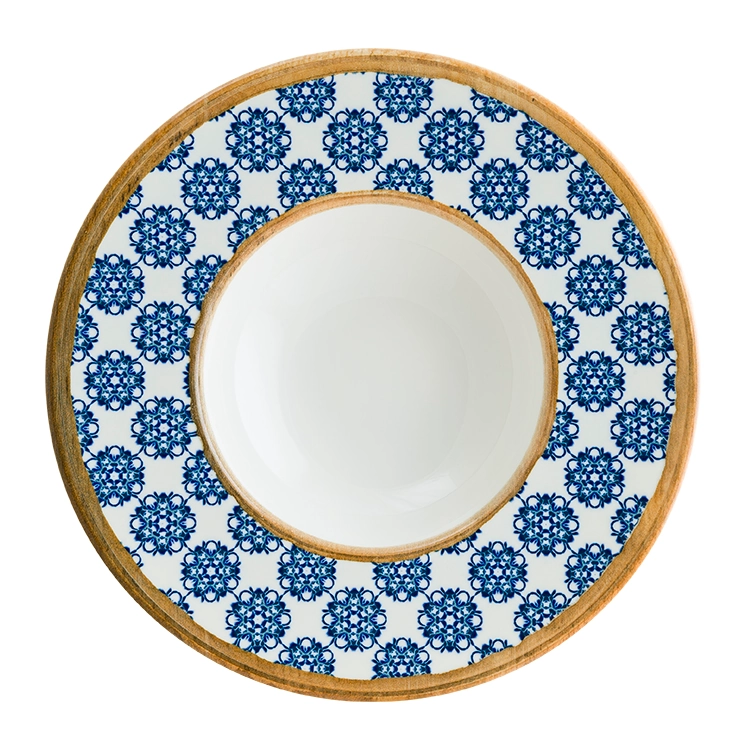 Calif Lotus djup tallrik 28 diameter cm från Bonna.