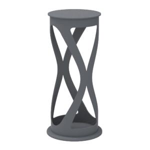 Luna bordslampa laddningsbar, antikgrå