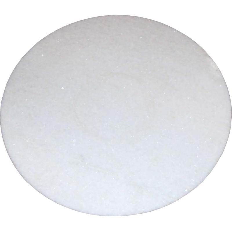 Ricco, bordsskiva, marmor, 60 diameter cm, vit - 2 st/fp