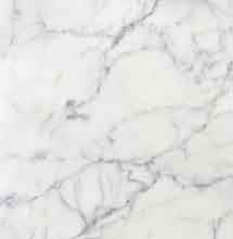 Carrara marmor bordsskiva, polerad, dämpad kant, tjocklek 2 cm, 60x60 cm
