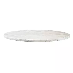 Carrara marmor, bordsskiva, polerad, tjocklek 2 cm, 60 diameter cm