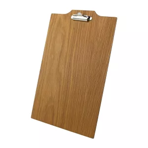 Menybräda med klämma i A4 i linoljat från Select Concept.