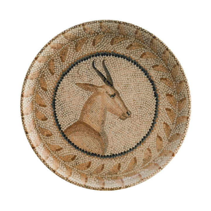 Mesopotamia, Hygge flat tallrik, 16 diameter cm, Hjorthuvud - 12 st/fp