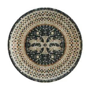 Mesopotamia Gourmet flat tallrik 19 diameter cm från Bonna  med dekoren Mosaic Black.