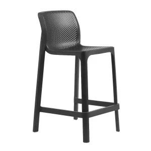 Net Mini barstol från Nardi i antracit.