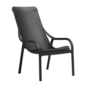 Net Lounge solstol från Nardi i antracit.