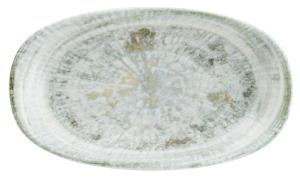 Odette Olive, flat oval tallrik, 24x14 cm - 12 st/fp