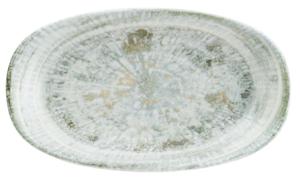 Odette Olive, flat oval tallrik, 34x19 cm - 6 st/fp