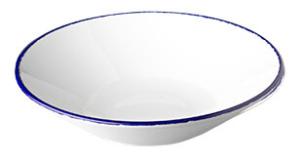 Optimo Picnic, pastatallrik, 27 diameter cm, koboltblå kant - 3 st/fp