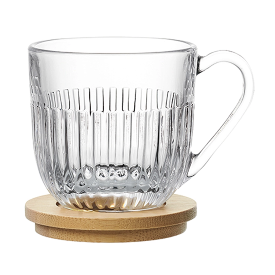 Ouessant glas från La Rochère med öra som rymmer 27 cl och har lock.