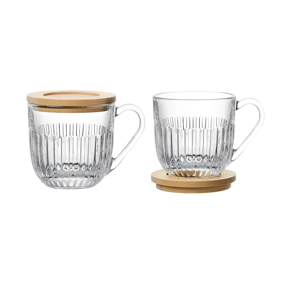 Ouessant glas från La Rochère med öra som rymmer 27 cl och har lock.