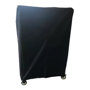 Överdrag från Elj av svart canvas som passar flera stolsvagnar för fällstolar.