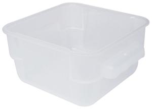 Förvaringsbox, 18x18x10 cm, 2 liter, plast, vit