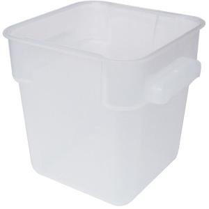 Förvaringsbox, 18x18x19 cm, 4 liter, plast, vit