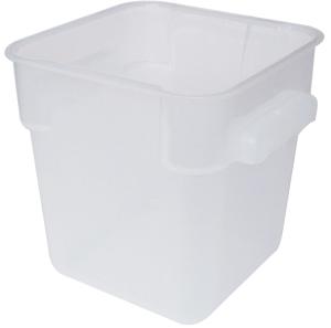 Förvaringsbox, 22,5x22,5x23 cm, 8 liter, plast, vit