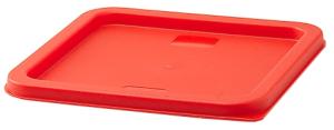 Lock till förvaringsbox, plast, 23x23 cm, röd