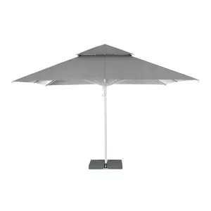 Parasoll Strong 5x5 meter i grått.