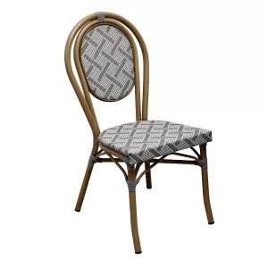 Paris 1 stol med grå textilene.