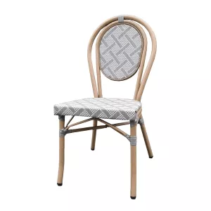 Paris 1 stol med grå textilene.