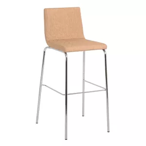 Paris barstol, helklädd, sitthöjd 63 cm, stapelbar