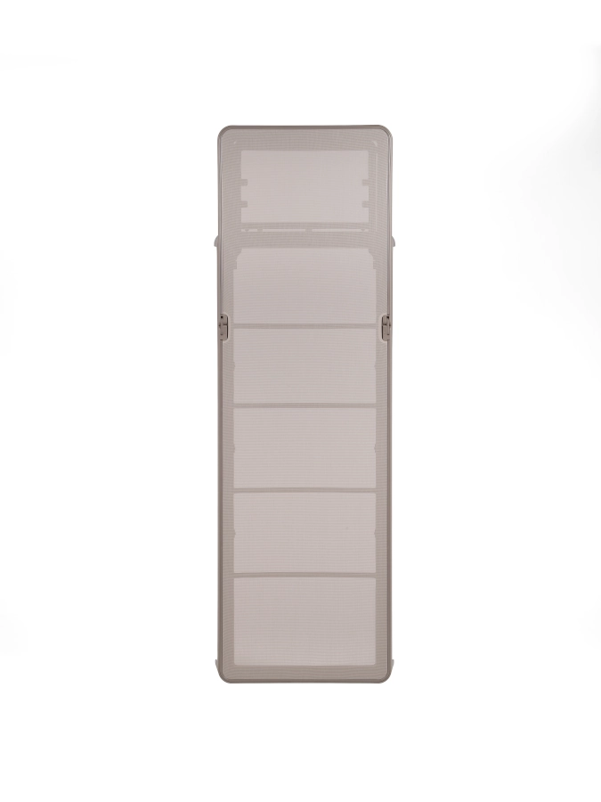 Plano solsäng från Nardi i tortora och bild ovanifrån.